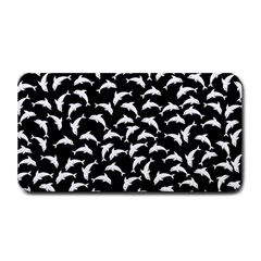 Dolphins Fish Pattern Ocean Sea Fins Aquatic Medium Bar Mat