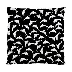 Dolphins Fish Pattern Ocean Sea Fins Aquatic Standard Cushion Case (two Sides) by Jancukart