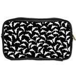 Dolphins Fish Pattern Ocean Sea Fins Aquatic Toiletries Bag (One Side) Front