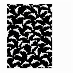 Dolphins Fish Pattern Ocean Sea Fins Aquatic Large Garden Flag (two Sides)