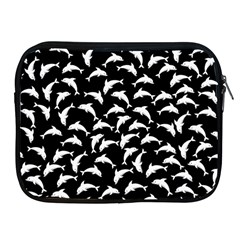 Dolphins Fish Pattern Ocean Sea Fins Aquatic Apple Ipad 2/3/4 Zipper Cases