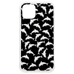 Dolphins Fish Pattern Ocean Sea Fins Aquatic Iphone 12/12 Pro Tpu Uv Print Case