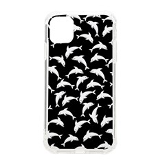 Dolphins Fish Pattern Ocean Sea Fins Aquatic Iphone 11 Tpu Uv Print Case