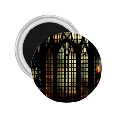 Stained Glass Window Gothic Haunted Eerie 2 25  Magnets by Jancukart