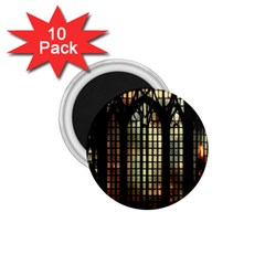 Stained Glass Window Gothic Haunted Eerie 1 75  Magnets (10 Pack)  by Jancukart