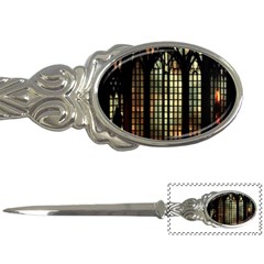 Stained Glass Window Gothic Haunted Eerie Letter Opener