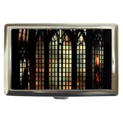 Stained Glass Window Gothic Haunted Eerie Cigarette Money Case by Jancukart