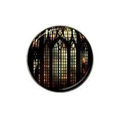 Stained Glass Window Gothic Haunted Eerie Hat Clip Ball Marker by Jancukart