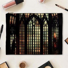 Stained Glass Window Gothic Haunted Eerie Cosmetic Bag (xl) by Jancukart