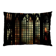 Stained Glass Window Gothic Haunted Eerie Pillow Case (two Sides)