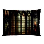 Stained Glass Window Gothic Haunted Eerie Pillow Case (Two Sides) Front