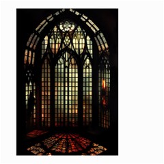 Stained Glass Window Gothic Haunted Eerie Small Garden Flag (two Sides) by Jancukart