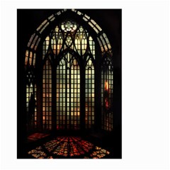 Stained Glass Window Gothic Haunted Eerie Large Garden Flag (two Sides) by Jancukart