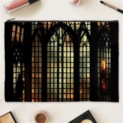 Stained Glass Window Gothic Haunted Eerie Cosmetic Bag (xxxl) by Jancukart