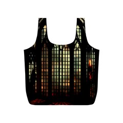 Stained Glass Window Gothic Haunted Eerie Full Print Recycle Bag (s) by Jancukart