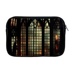 Stained Glass Window Gothic Haunted Eerie Apple Macbook Pro 17  Zipper Case by Jancukart