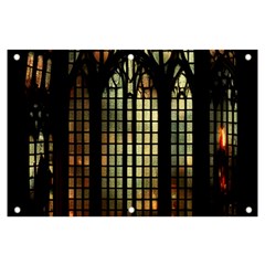 Stained Glass Window Gothic Haunted Eerie Banner And Sign 6  X 4  by Jancukart