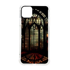 Stained Glass Window Gothic Haunted Eerie Iphone 11 Pro Max 6 5 Inch Tpu Uv Print Case by Jancukart