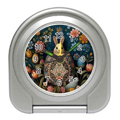 Easter Bunny Rabbit Flowers Easter Happy Easter Travel Alarm Clock