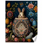 Easter Bunny Rabbit Flowers Easter Happy Easter Canvas 18  x 24  17.8 x23.08  Canvas - 1