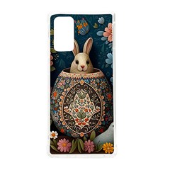 Easter Bunny Rabbit Flowers Easter Happy Easter Samsung Galaxy Note 20 Tpu Uv Case by Jancukart