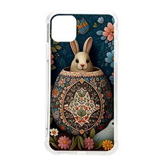 Easter Bunny Rabbit Flowers Easter Happy Easter Iphone 11 Pro Max 6 5 Inch Tpu Uv Print Case by Jancukart