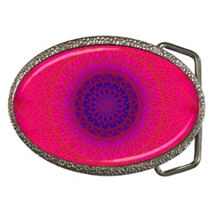 Geometric Pattern Line Art Kaleidoscope Symmetry Belt Buckles