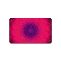 Geometric Pattern Line Art Kaleidoscope Symmetry Magnet (name Card)