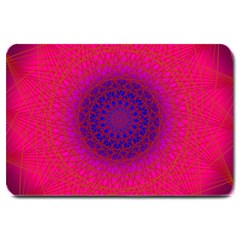 Geometric Pattern Line Art Kaleidoscope Symmetry Large Doormat