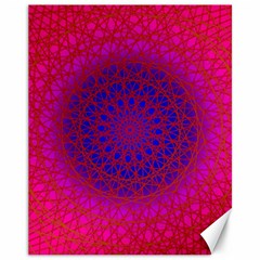 Geometric Pattern Line Art Kaleidoscope Symmetry Canvas 11  X 14 