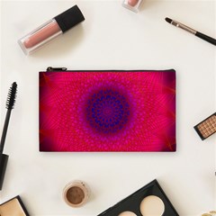 Geometric Pattern Line Art Kaleidoscope Symmetry Cosmetic Bag (small)