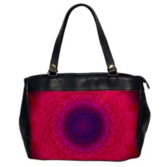 Geometric Pattern Line Art Kaleidoscope Symmetry Oversize Office Handbag