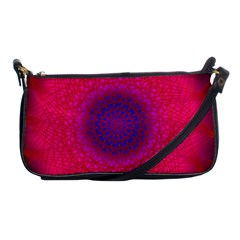 Geometric Pattern Line Art Kaleidoscope Symmetry Shoulder Clutch Bag