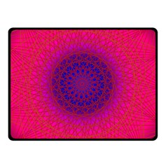 Geometric Pattern Line Art Kaleidoscope Symmetry Fleece Blanket (small)