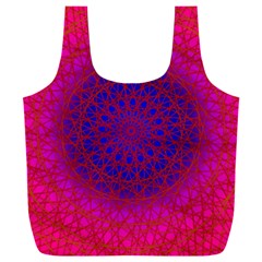 Geometric Pattern Line Art Kaleidoscope Symmetry Full Print Recycle Bag (xxxl)