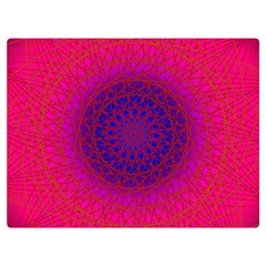 Geometric Pattern Line Art Kaleidoscope Symmetry Premium Plush Fleece Blanket (extra Small)