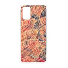 Leaves Pattern Abstract Circles Dots Ornament Samsung Galaxy S20plus 6 7 Inch Tpu Uv Case