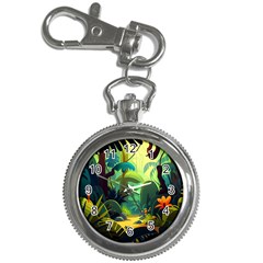 Jungle Rainforest Tropical Forest Jungle Scene Key Chain Watches