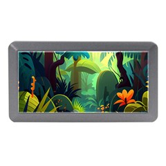 Jungle Rainforest Tropical Forest Jungle Scene Memory Card Reader (mini)