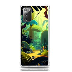 Jungle Rainforest Tropical Forest Jungle Scene Samsung Galaxy Note 20 Tpu Uv Case by Jancukart