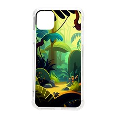 Jungle Rainforest Tropical Forest Jungle Scene Iphone 11 Pro Max 6 5 Inch Tpu Uv Print Case