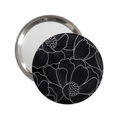 Flower Pattern Background Floral Beautiful Bloom 2 25  Handbag Mirrors