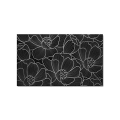 Flower Pattern Background Floral Beautiful Bloom Sticker Rectangular (100 Pack) by Jancukart