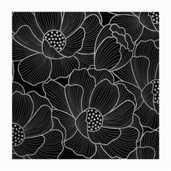 Flower Pattern Background Floral Beautiful Bloom Medium Glasses Cloth (2 Sides)