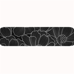 Flower Pattern Background Floral Beautiful Bloom Large Bar Mat by Jancukart