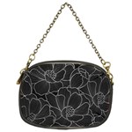 Flower Pattern Background Floral Beautiful Bloom Chain Purse (Two Sides) Front