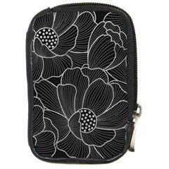 Flower Pattern Background Floral Beautiful Bloom Compact Camera Leather Case