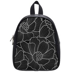 Flower Pattern Background Floral Beautiful Bloom School Bag (small)