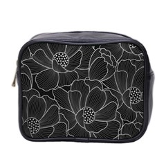 Flower Pattern Background Floral Beautiful Bloom Mini Toiletries Bag (two Sides)