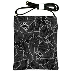 Flower Pattern Background Floral Beautiful Bloom Shoulder Sling Bag